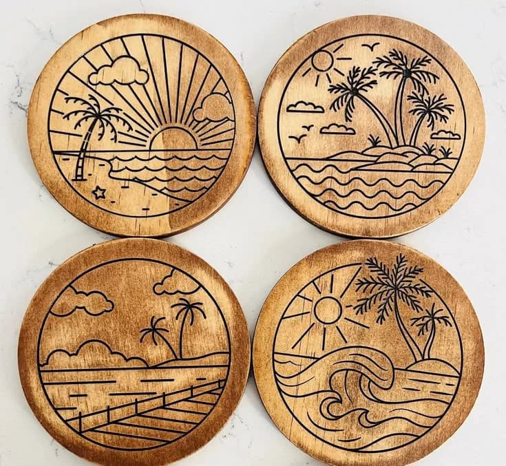 Coasters by BeamCraft, example 4